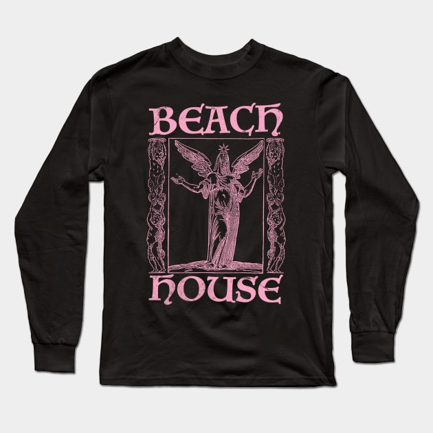 Beach House - Goth Fanmade Long Sleeve T-Shirt by fuzzdevil